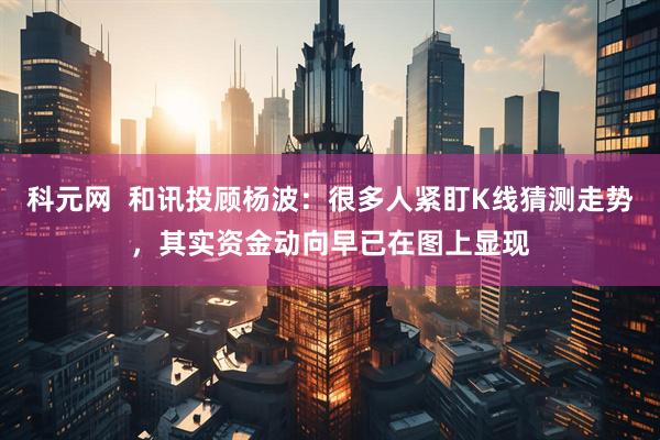 科元网  和讯投顾杨波：很多人紧盯K线猜测走势，其实资金动向早已在图上显现