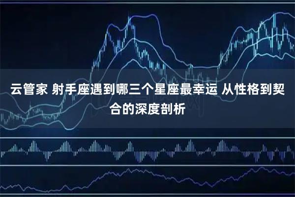 云管家 射手座遇到哪三个星座最幸运 从性格到契合的深度剖析
